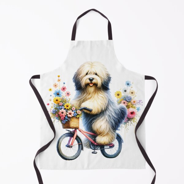 Item preview, Floral Bergamasco Sheepdog Cycling designed and sold by TheAnimalZ00.