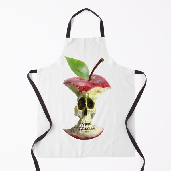 Item preview, The End of the Apple - Red Apple Core skull designed and sold by studioss76.