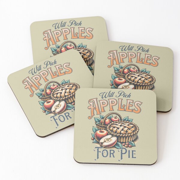 Item preview, Will Pick Apples For Pie designed and sold by WolfeTEES.