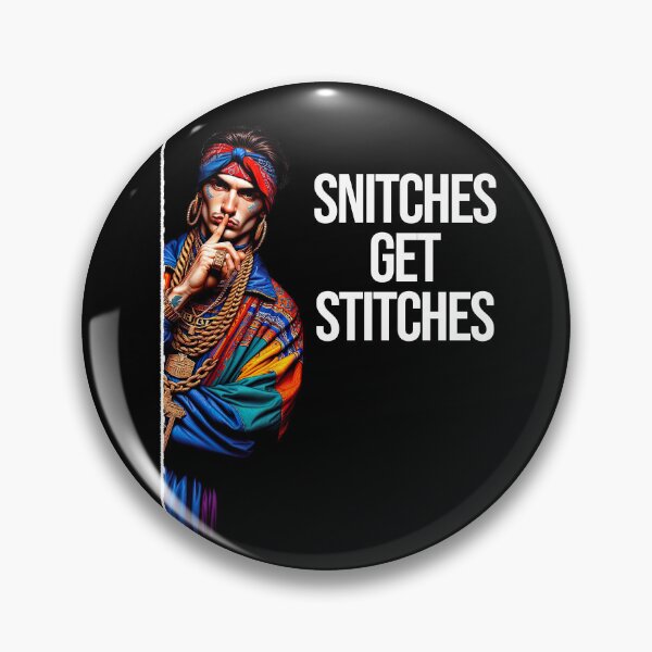 Item preview, Snitches Get Stitches, Jesus I Saw That Parody designed and sold by Yogimeister.
