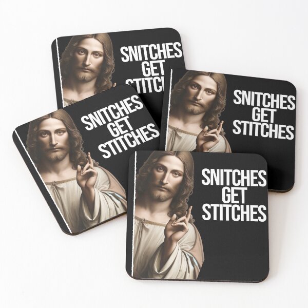 Item preview, Snitches Get Stitches, Jesus I Saw That Parody designed and sold by Yogimeister.