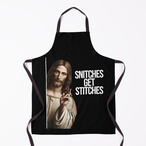 Item preview, Snitches Get Stitches, Jesus I Saw That Parody designed and sold by Yogimeister.