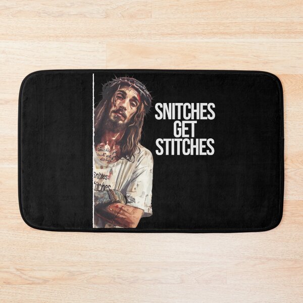Item preview, Snitches Get Stitches, Jesus I Saw That Parody designed and sold by Yogimeister.
