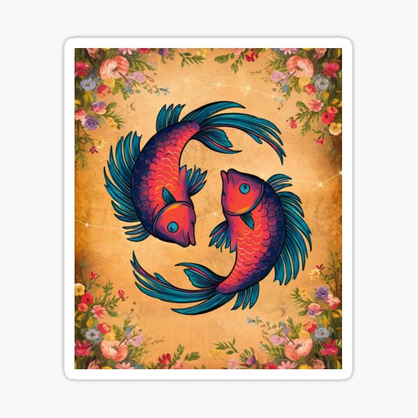Item preview, Pisces Astrology. Zodiac sign, Pisces symbol designed and sold by ZodiacWonders.
