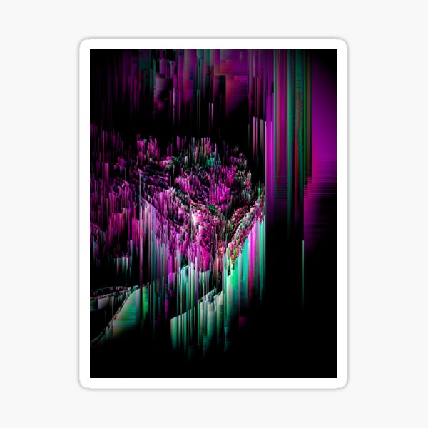Item preview, Joke's on You - Abstract Glitch Pixel Art designed and sold by Jennifer Walsh Design.