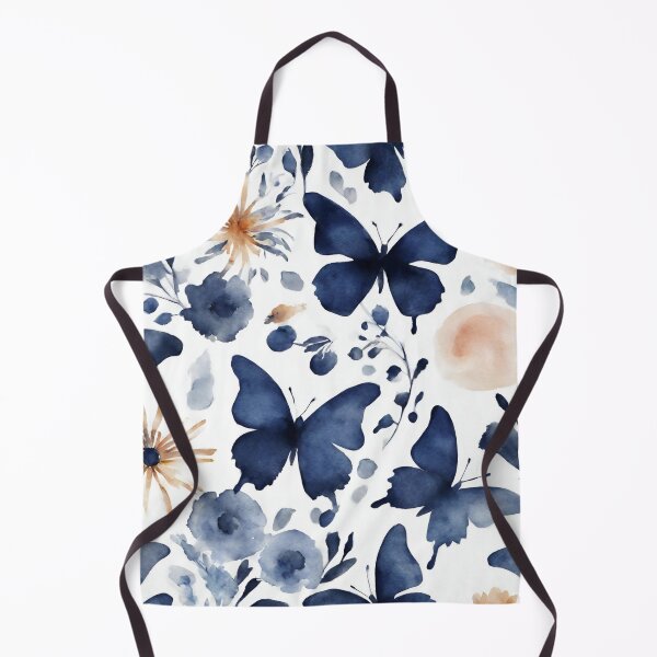 Item preview, Abstract art butterfly blue colour designed and sold by NingningS.