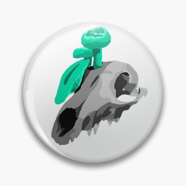 Item preview, Fox Skull and Mushrooms designed and sold by Bone-creek.
