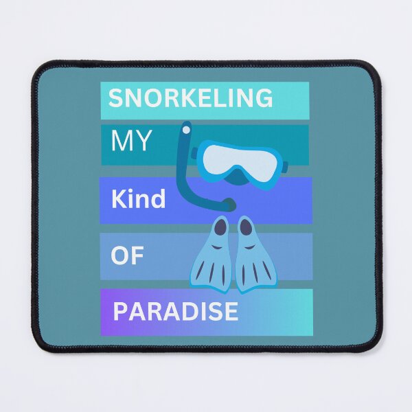 Item preview, Snorkeling is my kind of paradise designed and sold by seahorse crossing.
