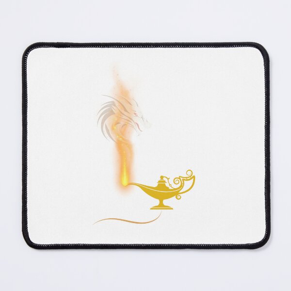 Item preview, Aladdin's Lamp with a dragon appearing in the smoke. designed and sold by CanterburyLane.