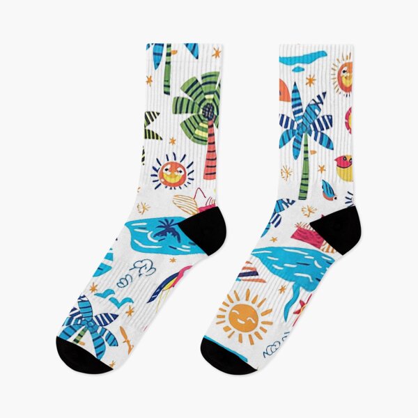 Item preview, Summer Fun Fabric Pattern designed and sold by likbatonboot.