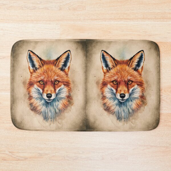 Artikelvorschau, Fuchsporträt. Fuchskopf, Fuchsgesicht, Fantasiefuchs, wunderlicher Fuchs entworfen und verkauft von FoxVibes.
