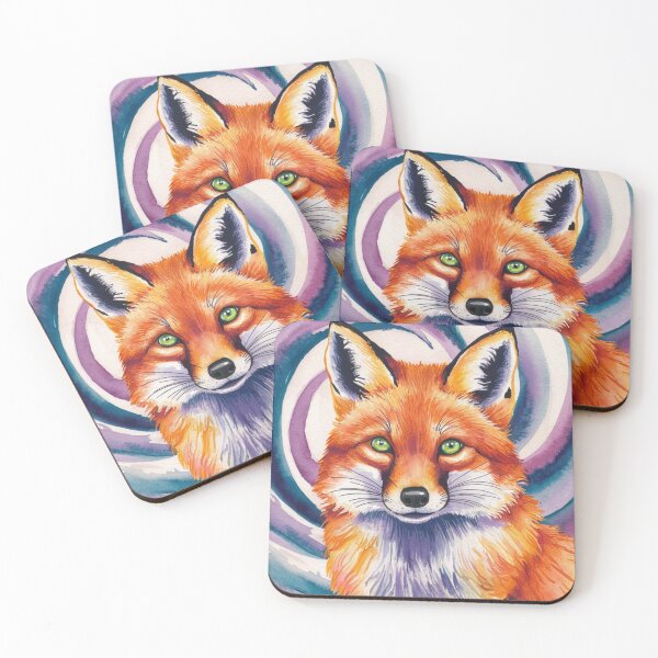 Item preview, Fox Portrait. fox head, fox face, fantasy fox, whimsical fox designed and sold by FoxVibes.