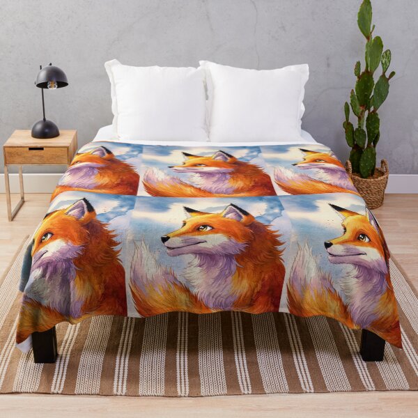 Artikelvorschau, Fuchsporträt. Fuchskopf, Fuchsgesicht, Fantasiefuchs, wunderlicher Fuchs entworfen und verkauft von FoxVibes.