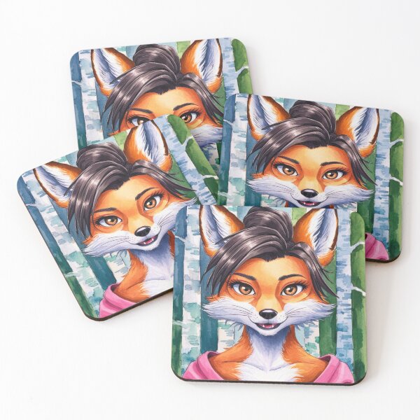 Item preview, Fox Portrait. fox head, fox face, fantasy fox, whimsical fox, fox character designed and sold by FoxVibes.