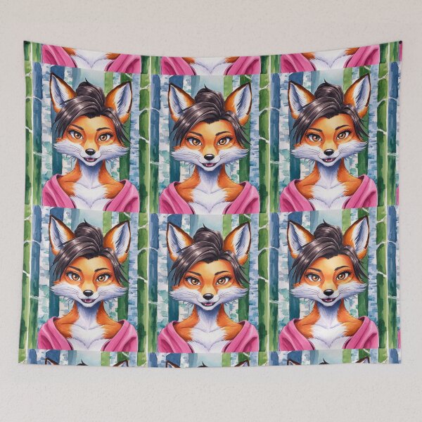 Item preview, Fox Portrait. fox head, fox face, fantasy fox, whimsical fox, fox character designed and sold by FoxVibes.