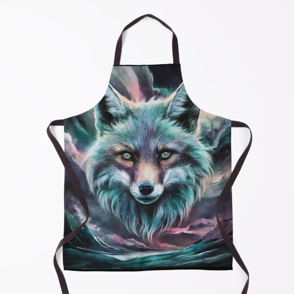 Item preview, Fox Portrait. fox head, fox face, fantasy fox, whimsical fox, dark fantasy, spooky fox designed and sold by FoxVibes.