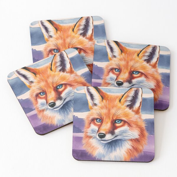 Artikelvorschau, Fuchsporträt. Fuchskopf, Fuchsgesicht, Fantasiefuchs, wunderlicher Fuchs entworfen und verkauft von FoxVibes.