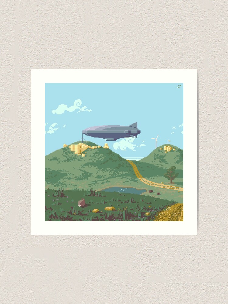 Alternate view of Saline Valley Docking Art Print