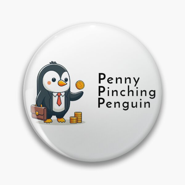 Item preview, Penny Pinching Penguin designed and sold by Fin-Animals.