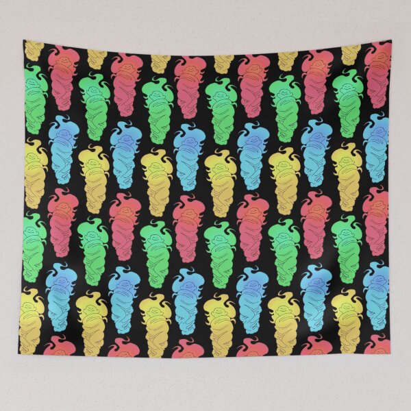Item preview, Rainbow - Curled Up and Comfy in a Blanket Burrito designed and sold by Sofia Pagen.