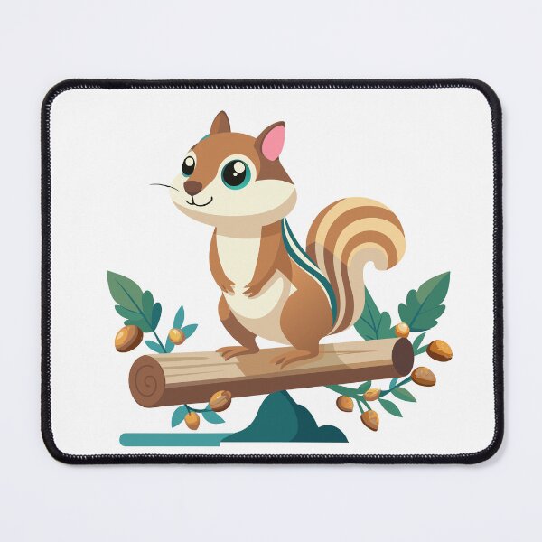 Item preview, Minimalist Miniature Chipmunk Portrait designed and sold by omerfdln34.
