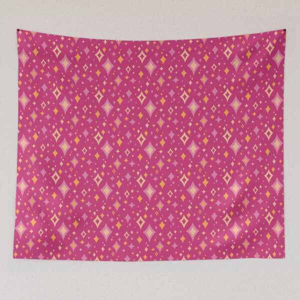Item preview, Cosmic Circus IV - Mid Century Inspired Jewel Tone Star Sparkle Pattern designed and sold by amandakwicker.