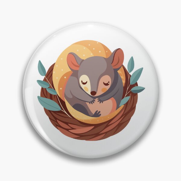 Item preview, Minimalist Tiny Dormouse Portrait designed and sold by omerfdln34.