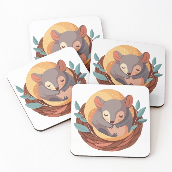 Item preview, Minimalist Tiny Dormouse Portrait designed and sold by omerfdln34.