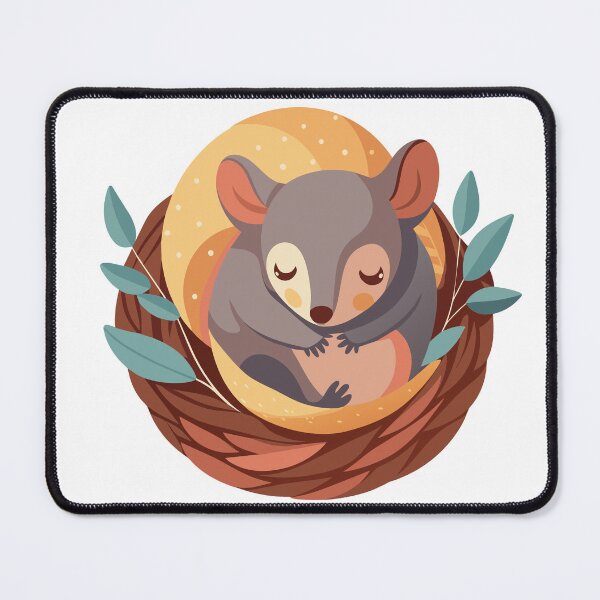 Item preview, Minimalist Tiny Dormouse Portrait designed and sold by omerfdln34.