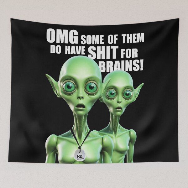 Item preview, ALIENS EXIST - Shit for Brains! designed and sold by Kangaboy.