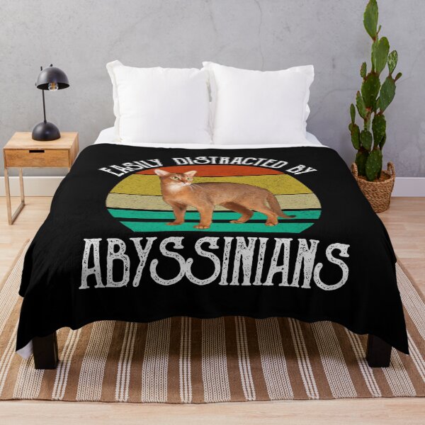 Item preview, Easily Distracted By Abyssinians designed and sold by Cat Lady Designs.