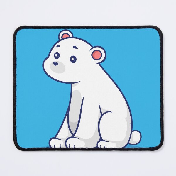 Item preview, Arctic Chill: Cute Cartoon Polar Bear Vector Icon" designed and sold by hjian8219.