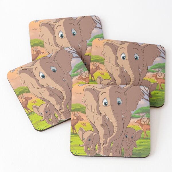 Item preview, Elephant Portrait. mother elephant, elephant baby, small elephant, adorable elephant designed and sold by ElephantVibes.