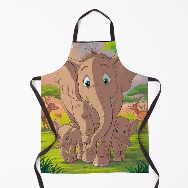Item preview, Elephant Portrait. mother elephant, elephant baby, small elephant, adorable elephant designed and sold by ElephantVibes.