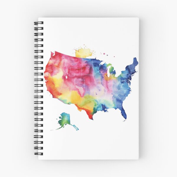 Item preview, USA Map Colorful designed and sold by KPArtzaaany.