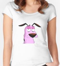 Courage the Cowardly Dog Women's Fitted Scoop T-Shirt