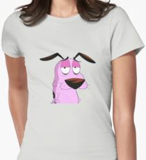 Courage the Cowardly Dog Women's Fitted T-Shirt