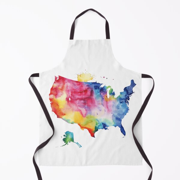 Item preview, USA Map Colorful designed and sold by KPArtzaaany.