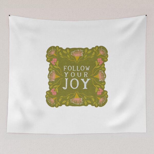 Item preview, Follow your Joy - Floral Friendly Reminder designed and sold by Gabba Delgado.