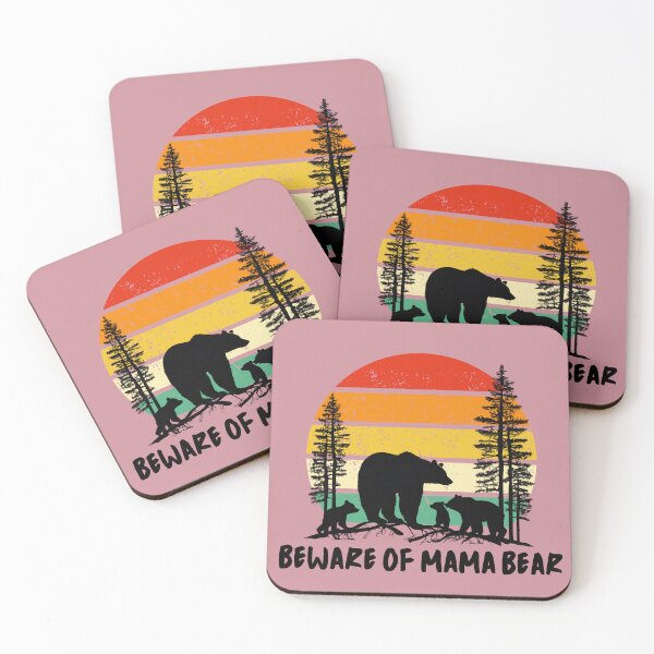 Item preview, Mothers Day retro mama bear country silhouette Frit-Tees designed and sold by Shean Fritts.