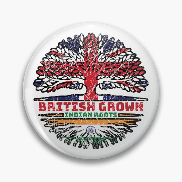 Item preview, Indian India Uk United Kingdom British Tree Roots Flag designed and sold by FlagX.