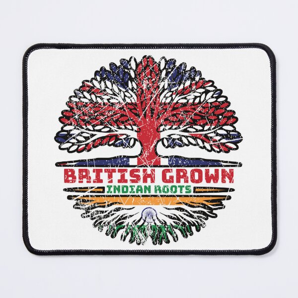 Item preview, Indian India Uk United Kingdom British Tree Roots Flag designed and sold by FlagX.