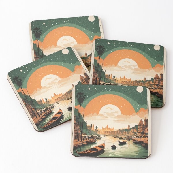 Item preview, Varanasi India Vintage Travel Tourism  designed and sold by TravelersGems.