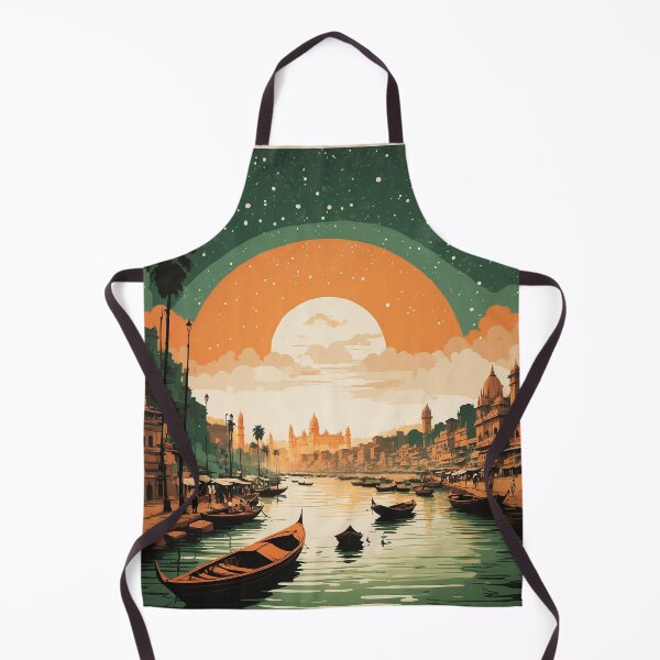 Item preview, Varanasi India Vintage Travel Tourism designed and sold by TravelersGems.