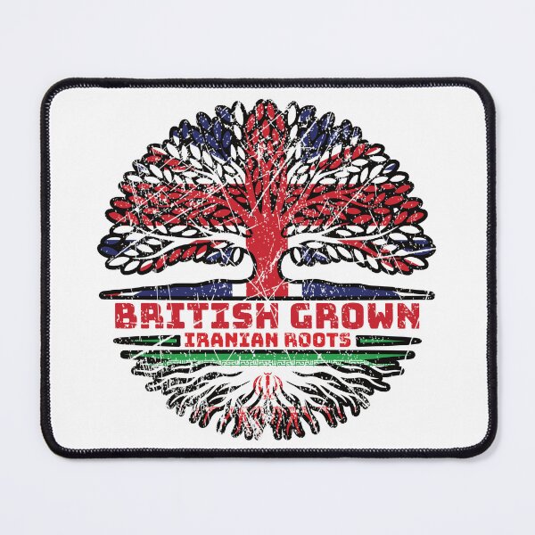 Item preview, Iran Iranian Uk United Kingdom British Tree Roots Flag designed and sold by FlagX.
