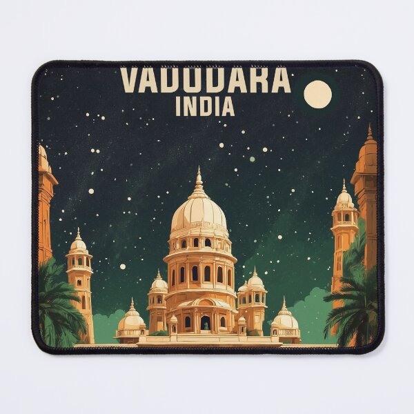 Item preview, Vadodara India Vintage Travel Tourism designed and sold by TravelersGems.