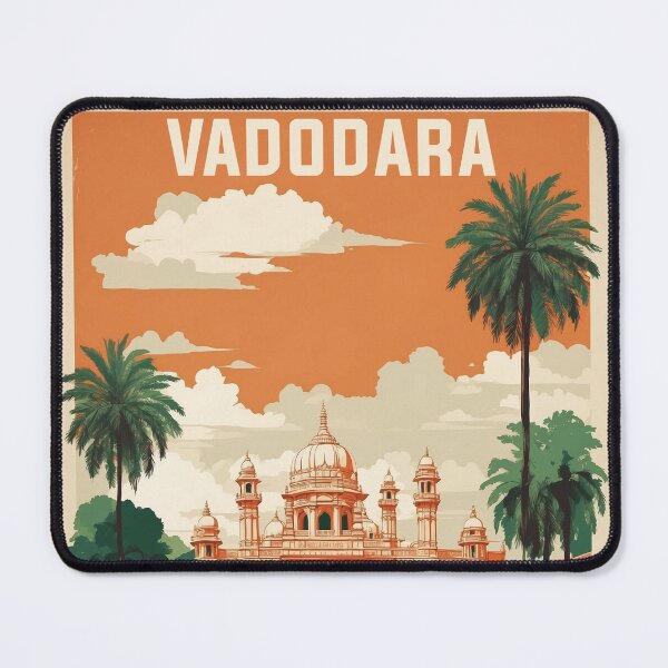 Item preview, Vadodara India Vintage Travel Tourism designed and sold by TravelersGems.