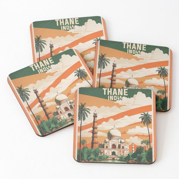 Item preview, Thane India Vintage Travel Tourism  designed and sold by TravelersGems.