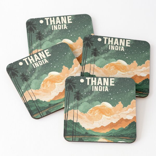 Item preview, Thane India Vintage Travel Tourism  designed and sold by TravelersGems.