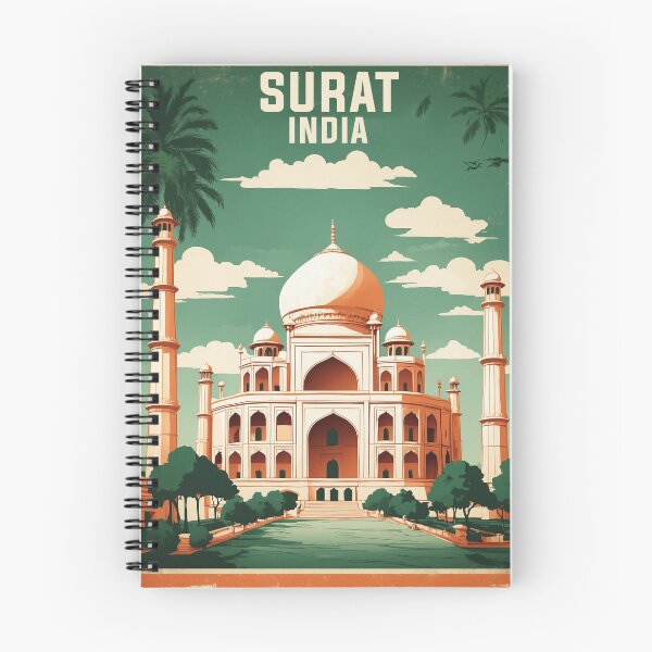 Item preview, Surat India Vintage Travel Tourism  designed and sold by TravelersGems.